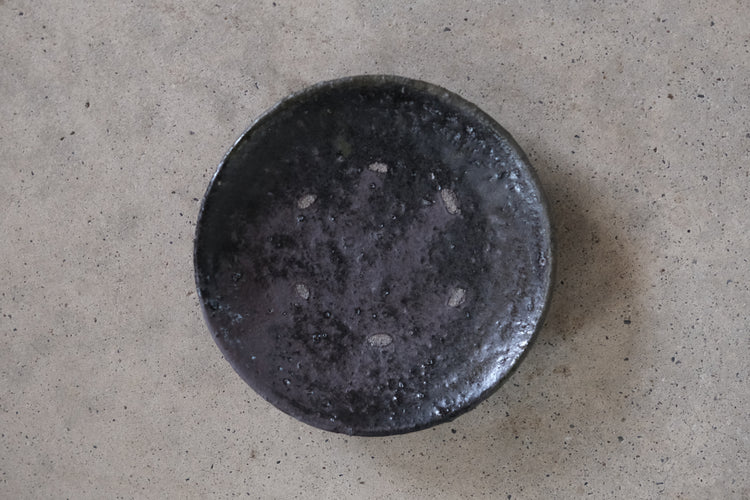 黒掛5寸皿