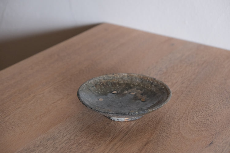 白掛4寸皿