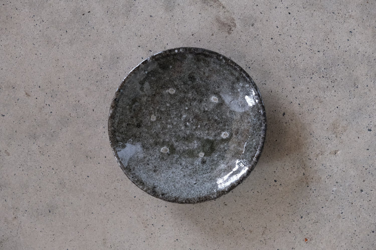 白掛4寸皿