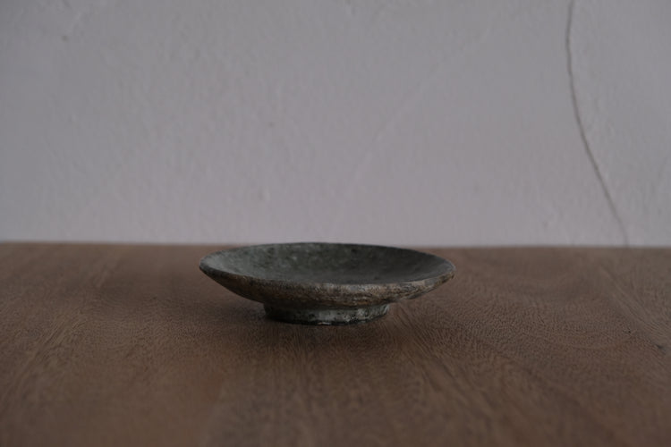 白掛4寸皿