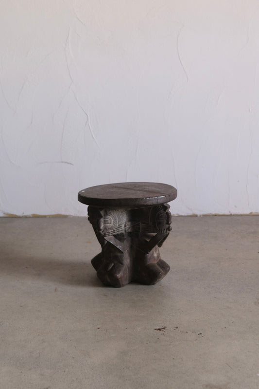 最終値下げ　アシャンティ族　スツール② アフリカ民芸 最終値下げ アシャンティ族 スツール② アフリカ民芸 アフリカ民藝 展