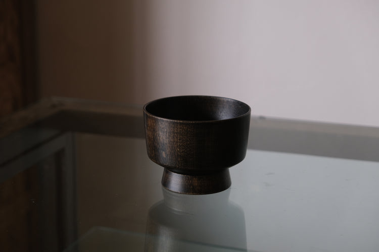 BASE 01 汁椀(黒漆拭き漆仕上げ)